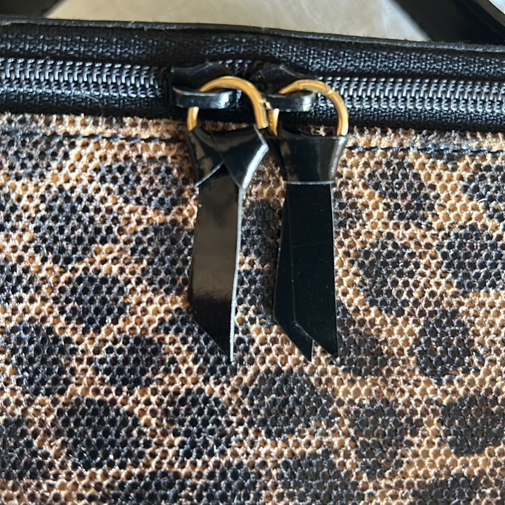 Loewe Leopard Enamel Leather Cosmetic Bag - Picture 11 of 11